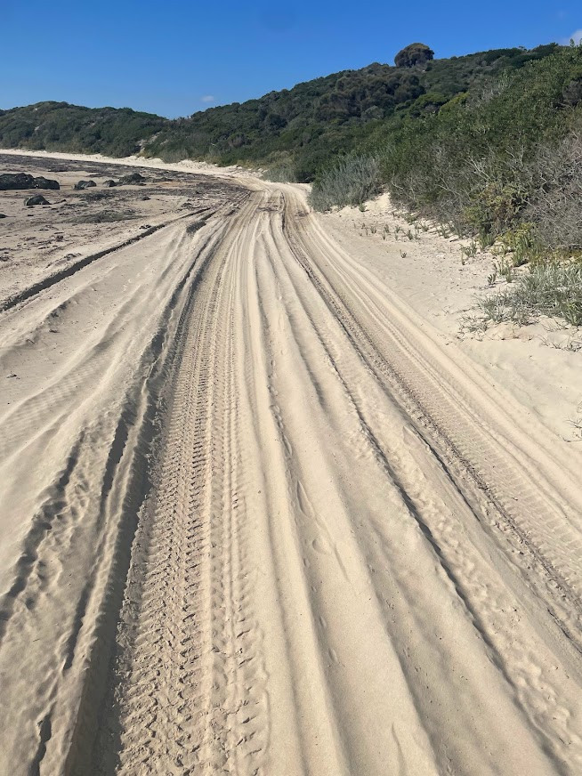 Some sections of the track were tricky, but rideable